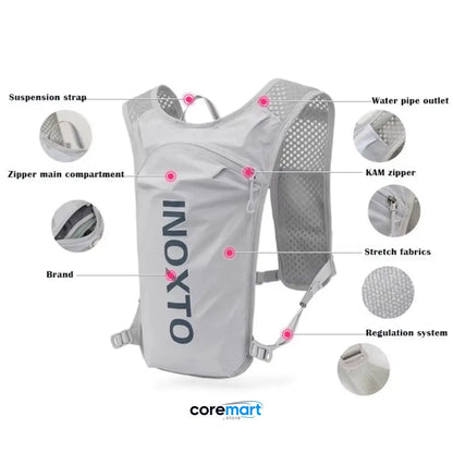 5L Breathable Hydration Vest Trail Running Backpacks Lightweight Cycling Run Jogging Marathon Backpack Riding Bike Climbing Bag